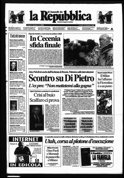 Il lunedì de La repubblica